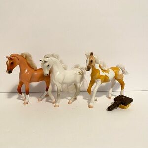 Grand Champion Vintage Horses 3” Horse Pony Figurines Toys Lot Of 3 Figures